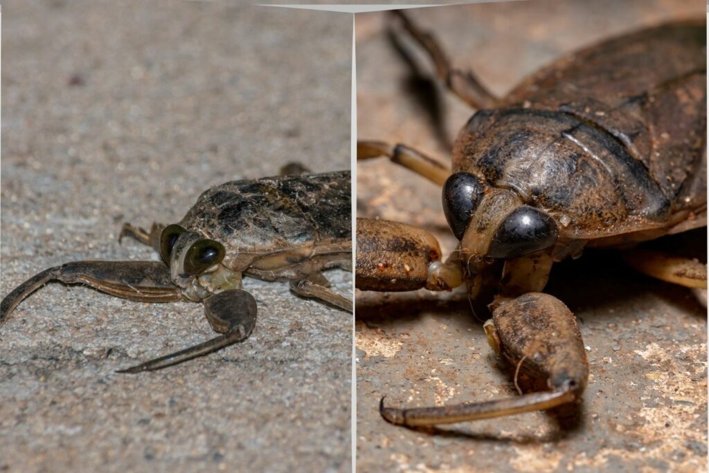 Water Bugs vs Cockroaches