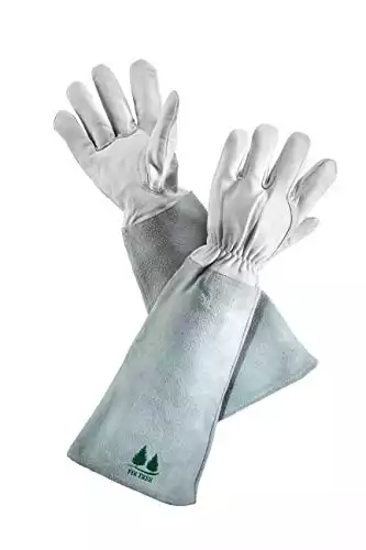 Fir Tree Leather Gardening Gloves