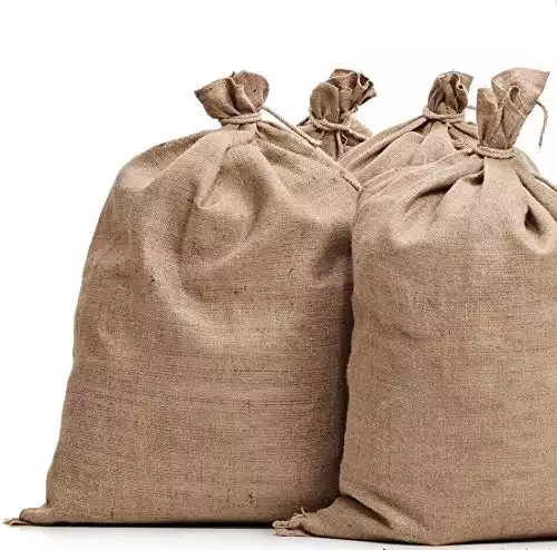 Burlap Bags 22" x 36" - Great for Planting/Gardening (Pack of 10)