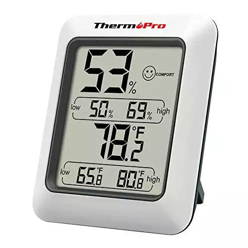 ThermoPro TP50 Digital Hygrometer Indoor Thermometer