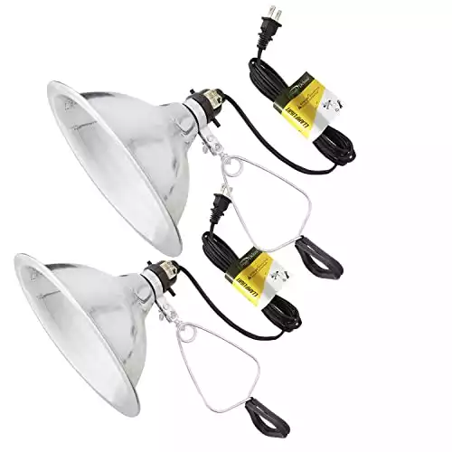 Simple Deluxe HIWKLTCLAMPLIGHTMX2 2-Pack Clamp Lamp