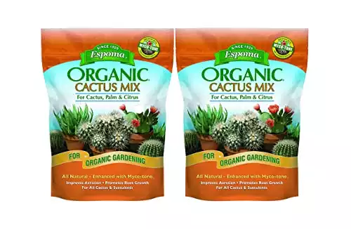 Espoma Organic Cactus Mix For Cactus, Palm & Citrus