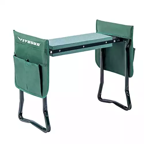 VIVOSUN Garden Kneeler Seat Foldable Garden Bench