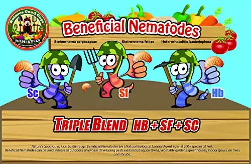 NaturesGoodGuys - Triple Blend Beneficial Nematodes HB+SC+SF