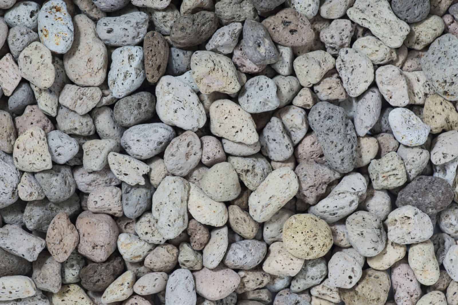 Pumice stones in various colors