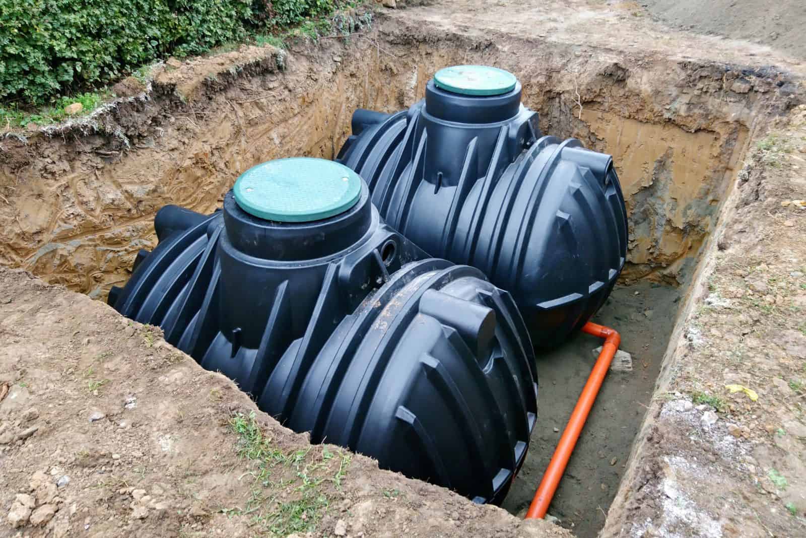 buried water system