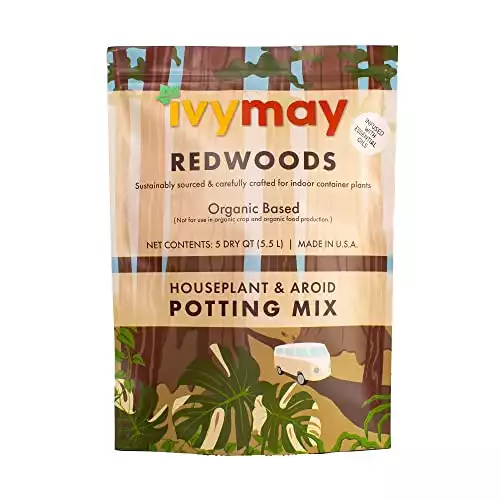 IvyMay Redwoods Houseplant And Aroid Potting Mix