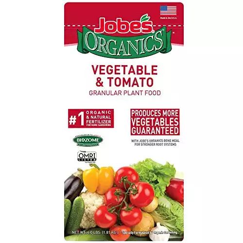 Jobe’s Organics Vegetable & Tomato Granular Plant Food
