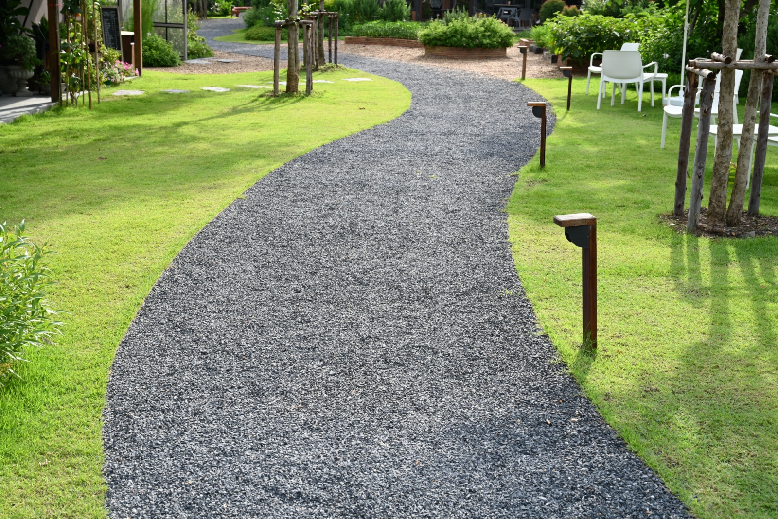 Gravel Backyard Footpath