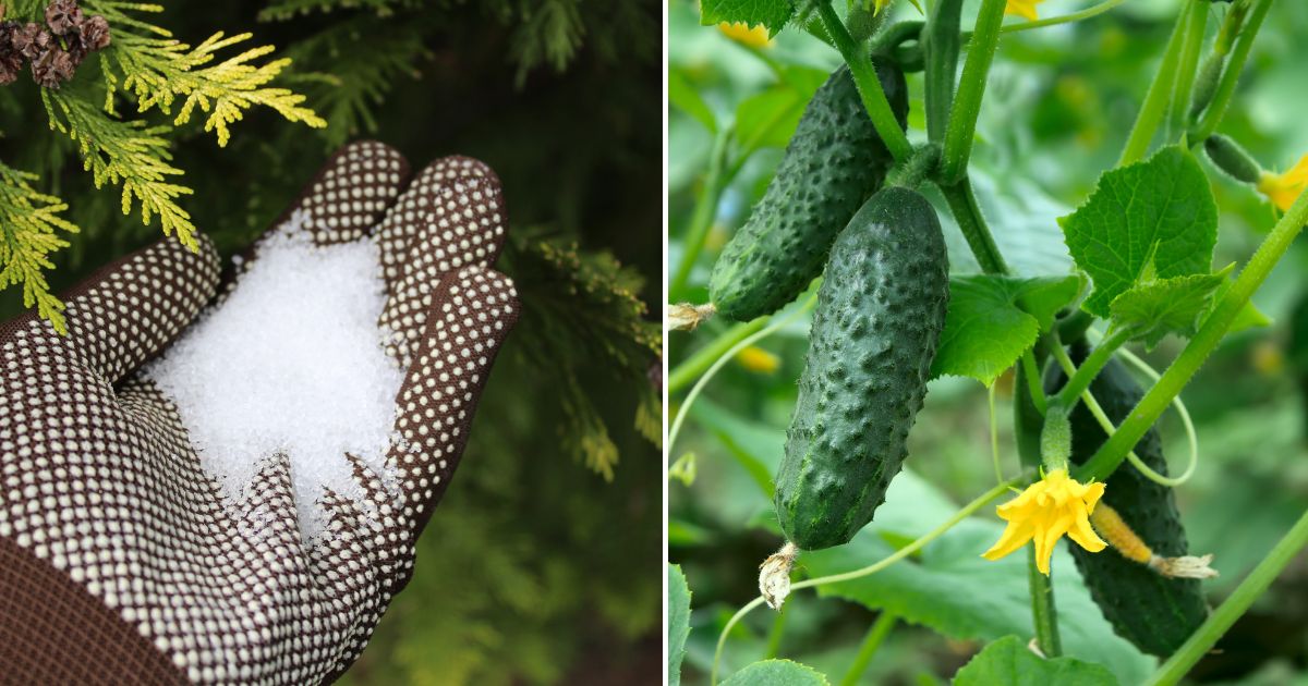 Here’s Why Adding Epsom Salt Will Help Your Cucumbers Thrive