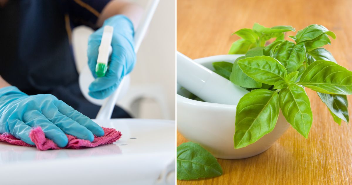 How To Make Basil Cleaning Spray