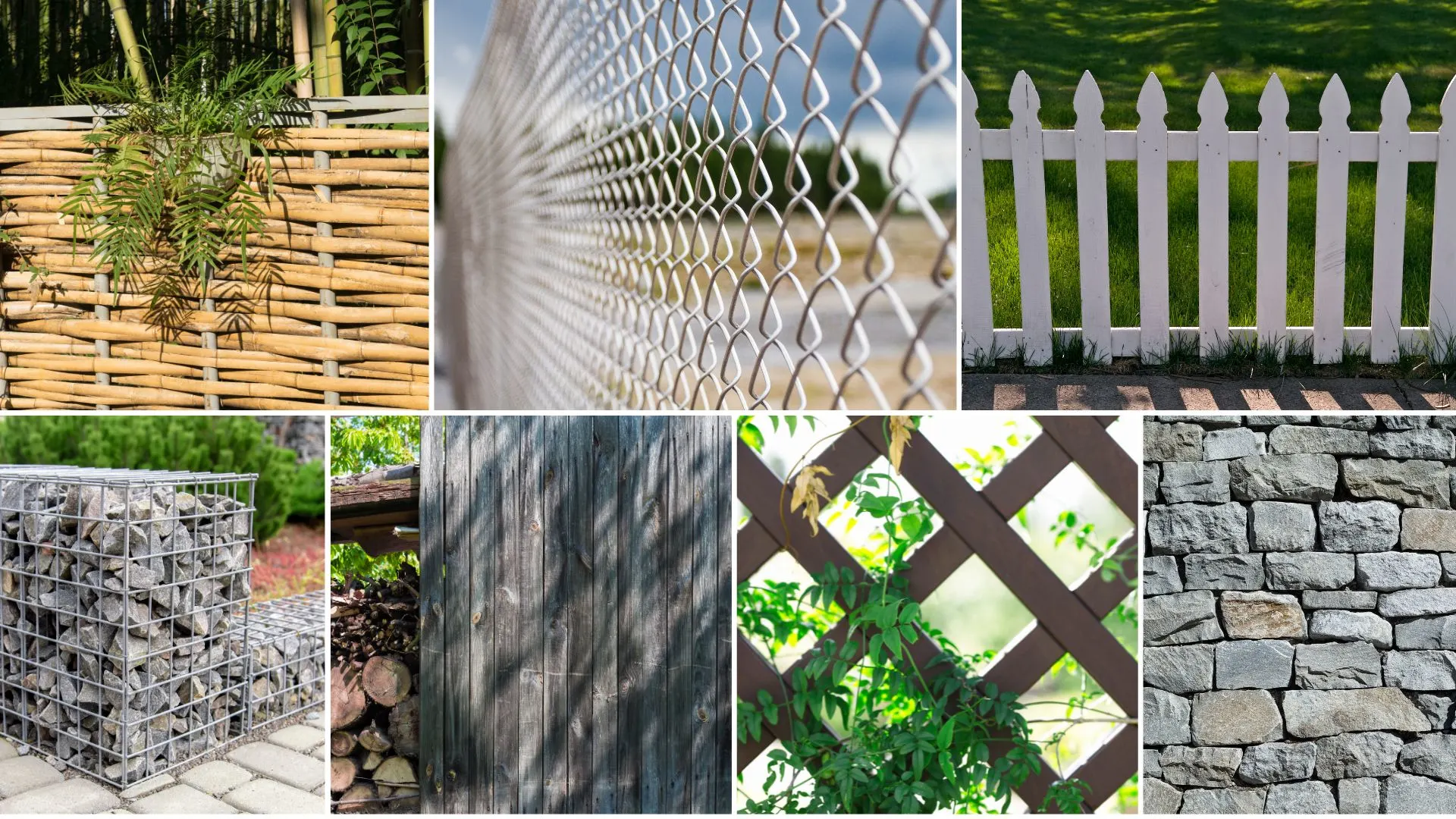 different types of fence