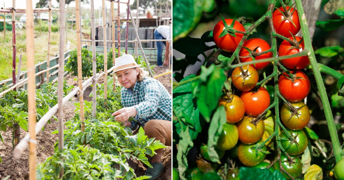 Here’s How To Grow Tomatoes On An Arched Trellis