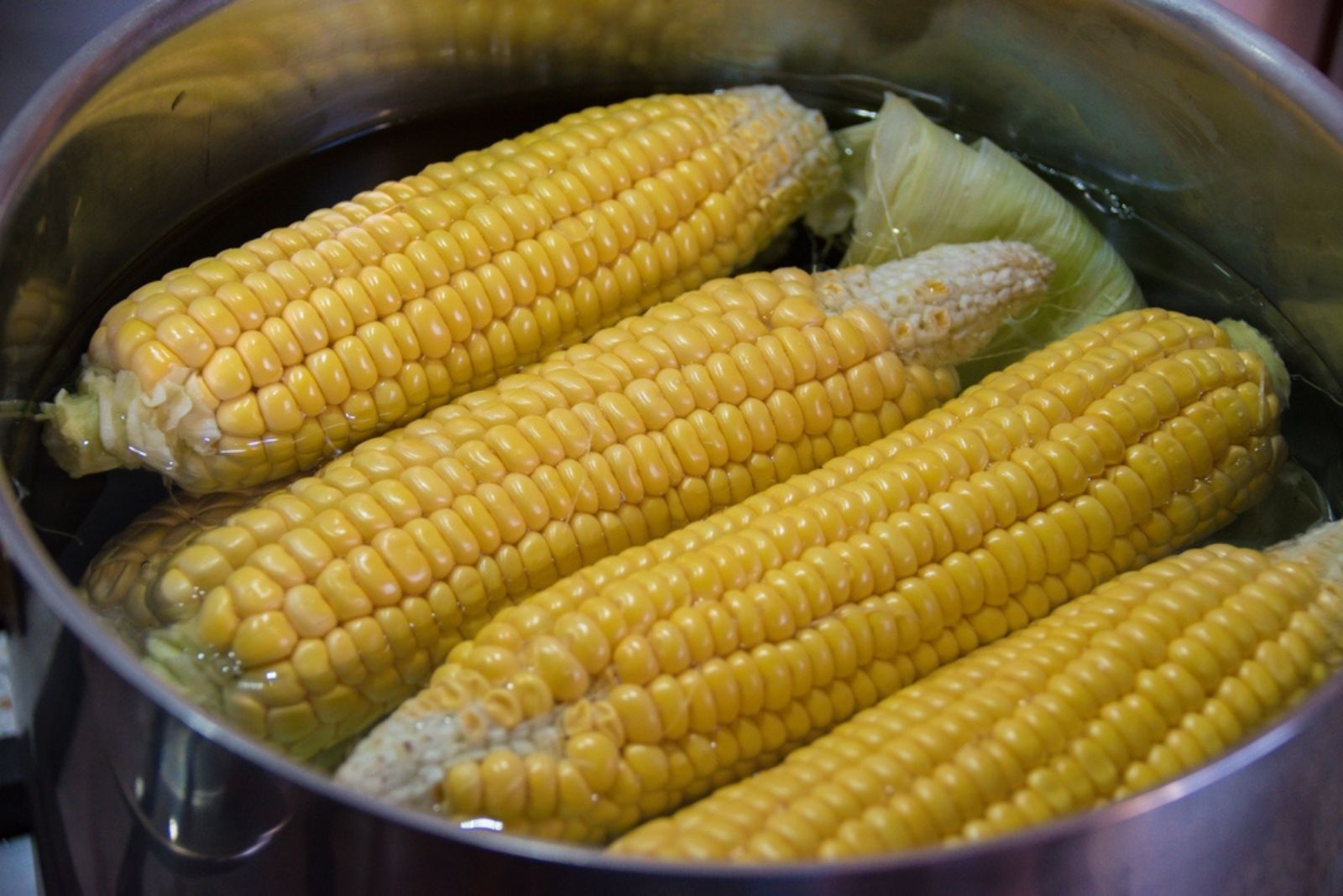 corns in water