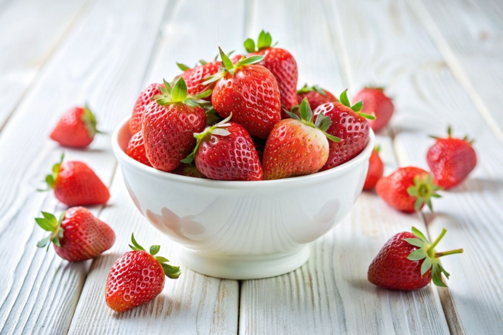 Strawberries in a bowl