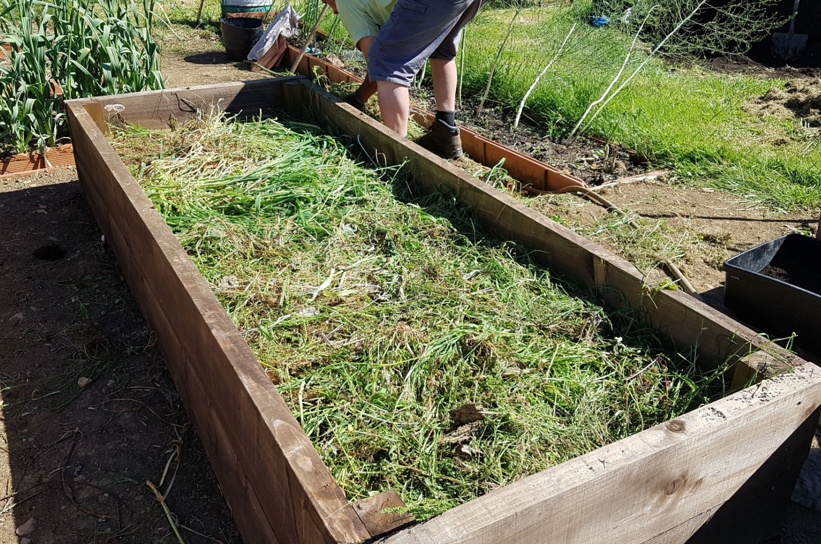 Applying Compost To Garden Beds