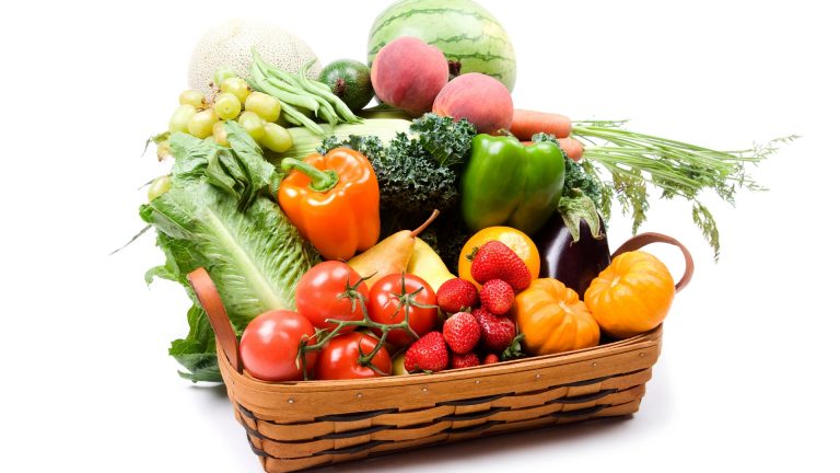 vegetables in a basket