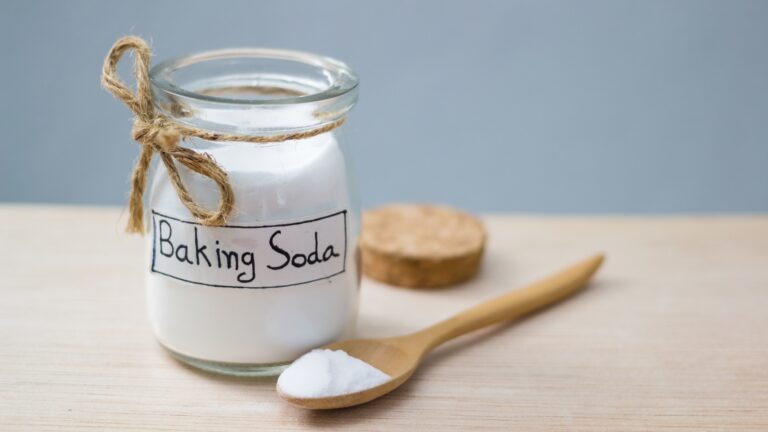 baking soda in a jar