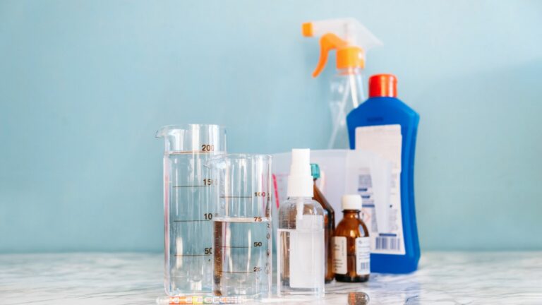 hydrogen peroxide in bottle