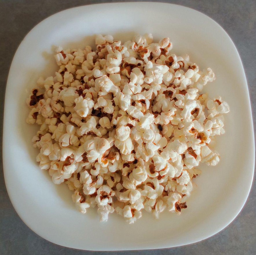 cracked corn on a plate