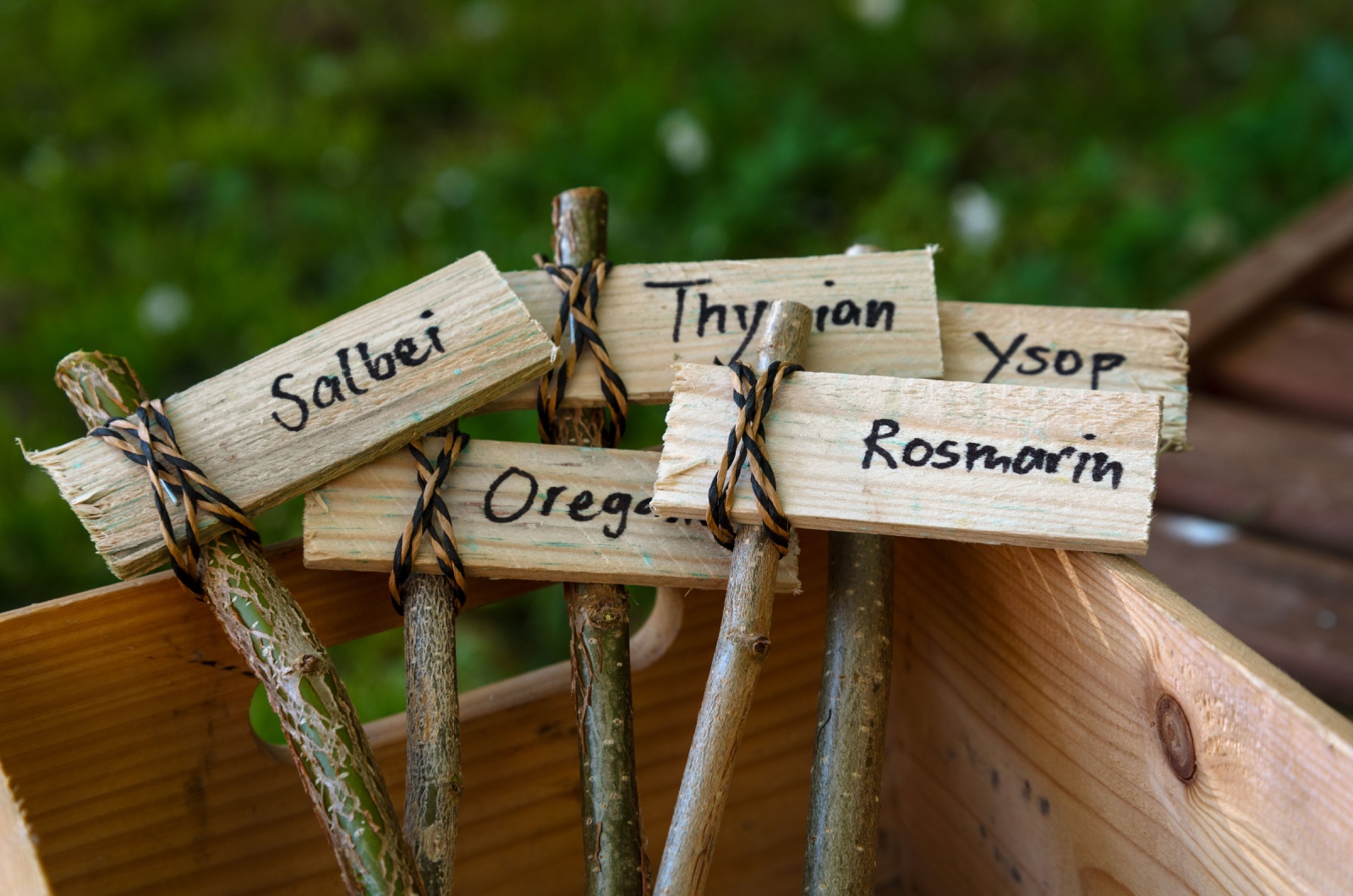 creative wooden plant markers