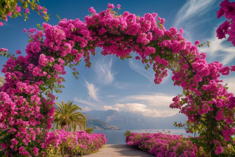 Arch Pink Bougainvillea