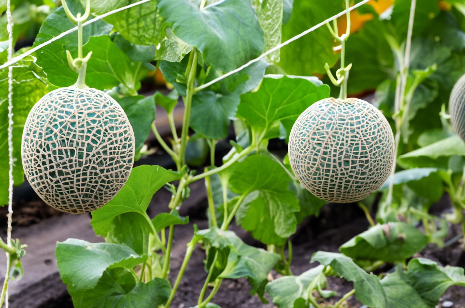 Melons in the Garden