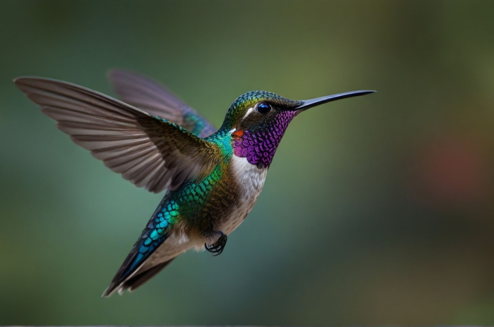 hummingbird flying