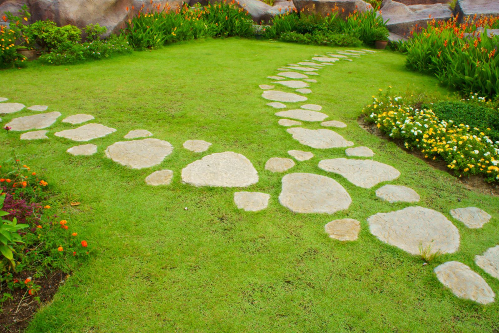 stone walkway