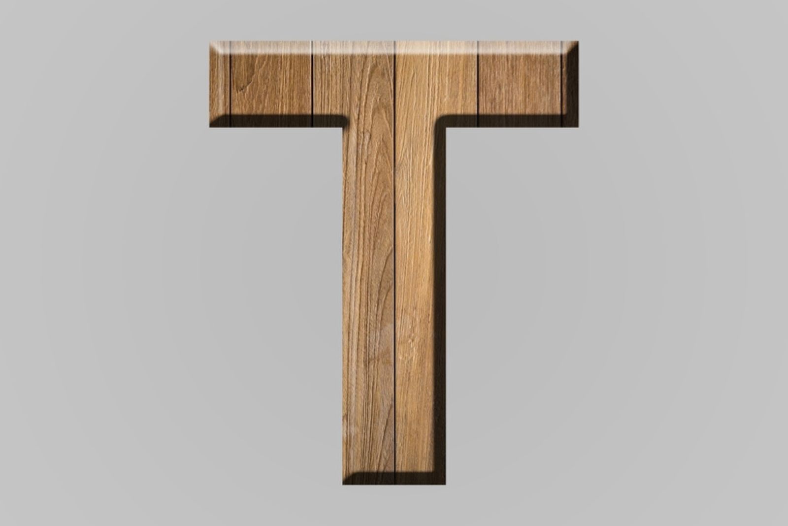 wooden letter T