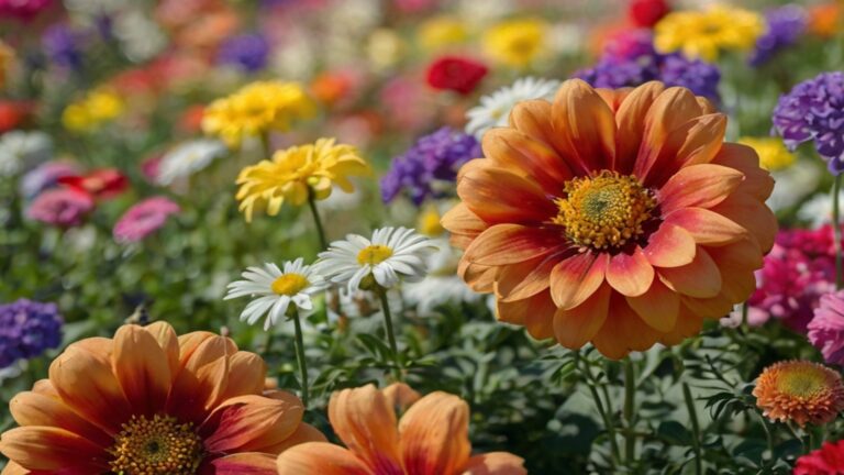 Beautiful spring garden.