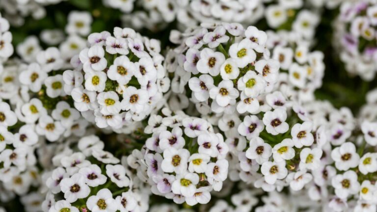 sweet alyssum flowers