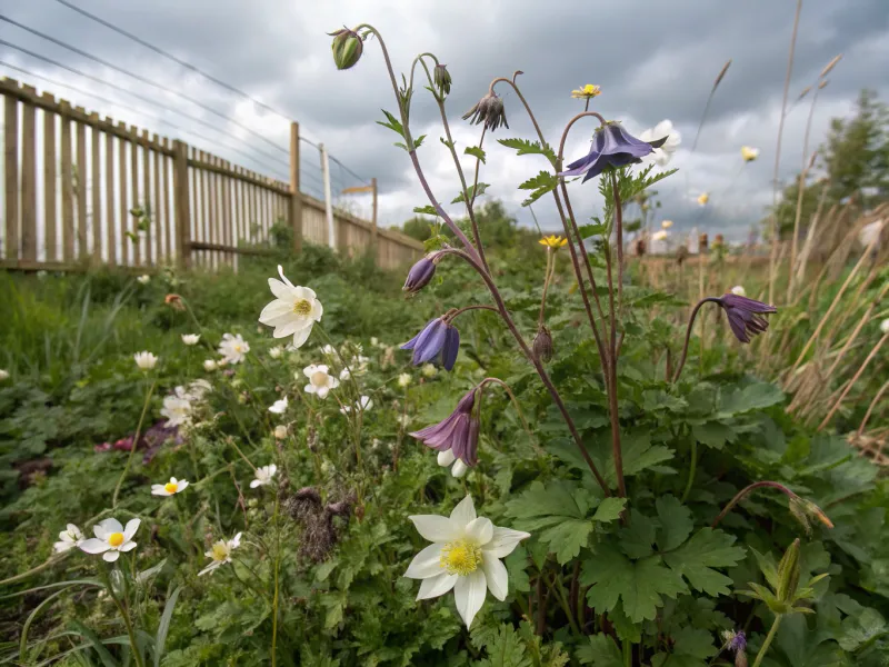 Anemone and Columbine