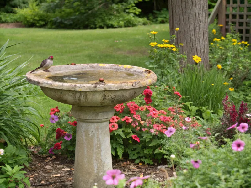 Bird Bath Beautification