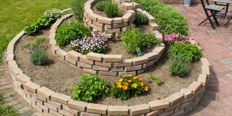 Brick Herb Garden