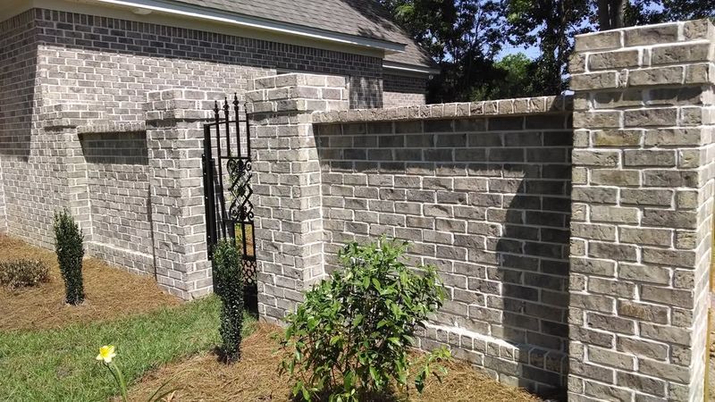 Brick Privacy Wall