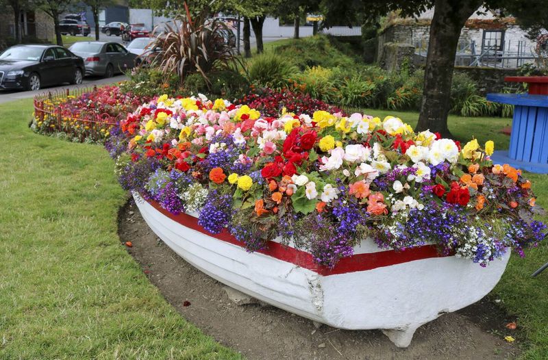 Canoe Flower Bed