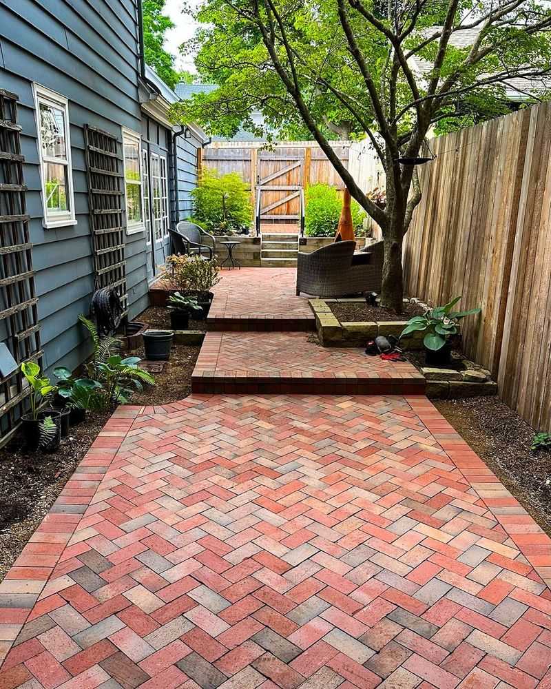 Clay Tile Pathway