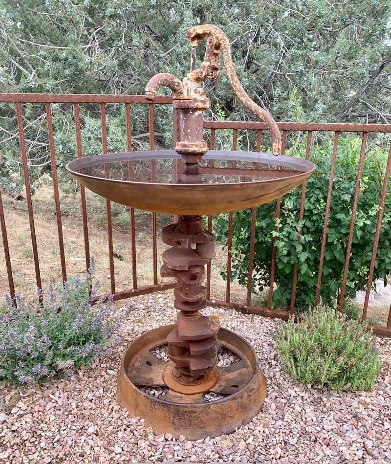 Copper Bird Bath