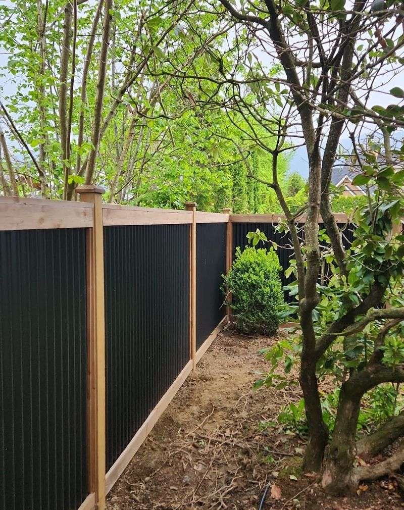 Corrugated Metal Fencing