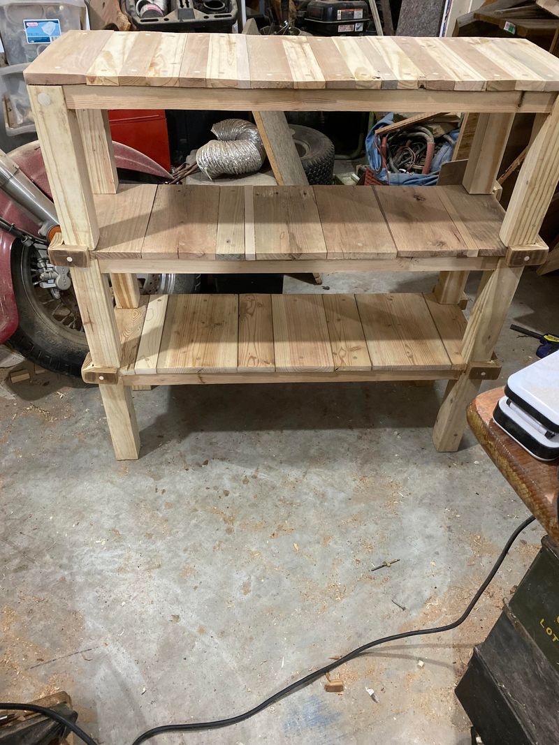 DIY Pallet Storage