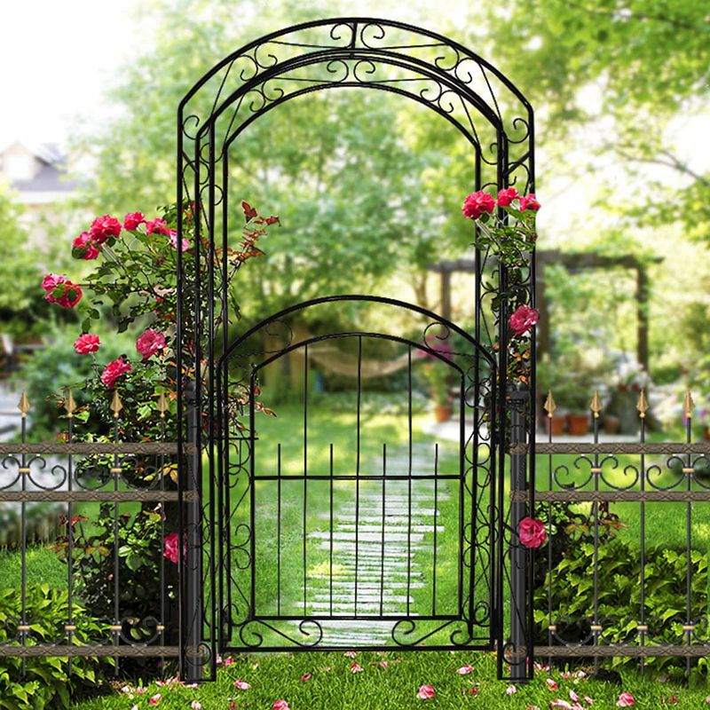 Elegant Wrought Iron Arch