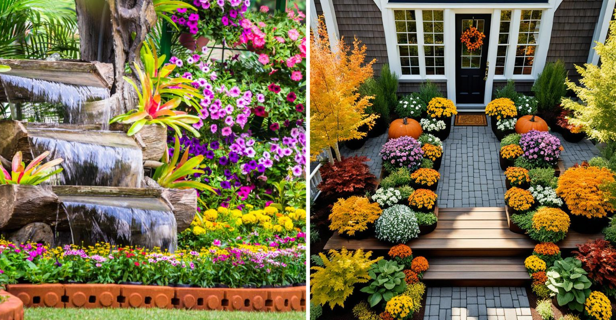 Transform Your Garden Into A Color Explosion With 20 Maximalist Design Ideas