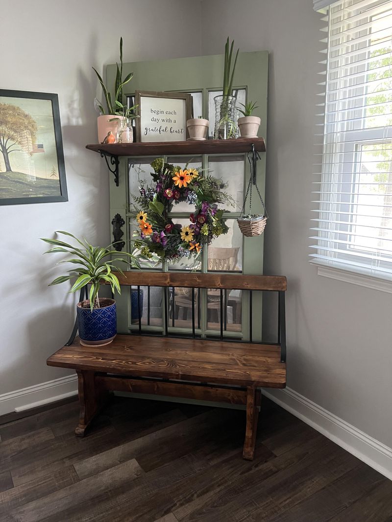 Floating Window Plant Stand