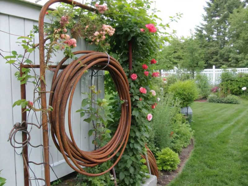 Garden Hose Trellis