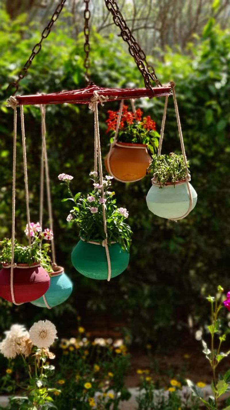 Hanging Rope Plant Stand