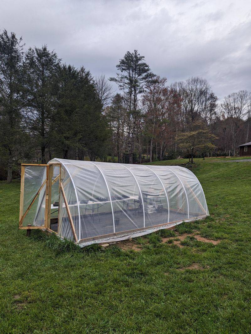 Hula Hoop Greenhouse