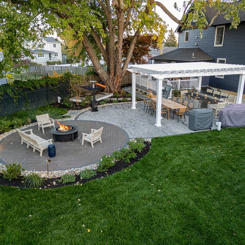 Industrial Chic Pergola