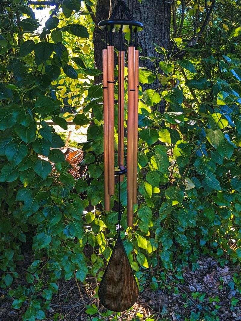 Install Motionless Wind Chimes