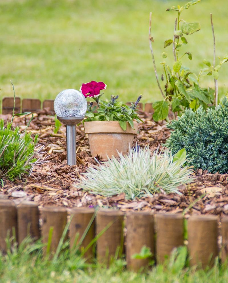 Log Garden Edging